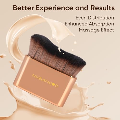 Nubangoo Contour Highlight Kabuki Brush for precise sculpting and radiance.