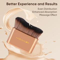 Nubangoo Contour Highlight Kabuki Brush for precise sculpting and radiance.
