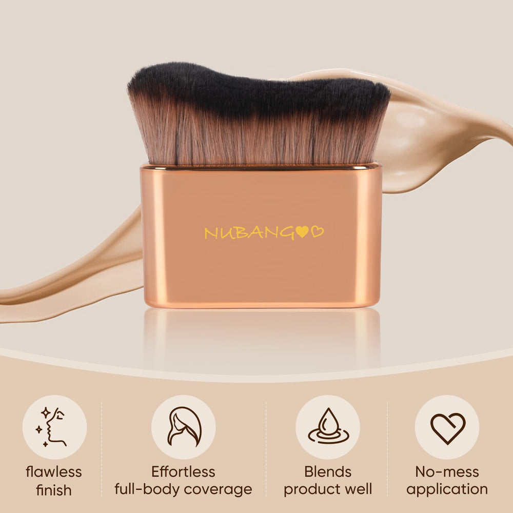 Nubangoo Travel Case keeps the kabuki brush safe on the go.