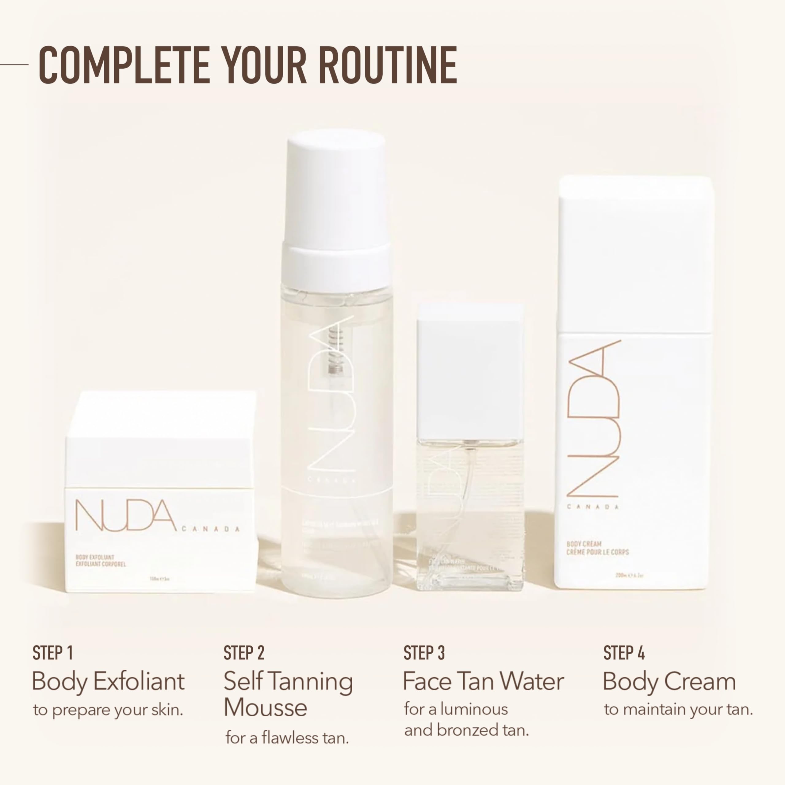 Nuda CloudMist 75 mL travel size for on-the-go skincare.