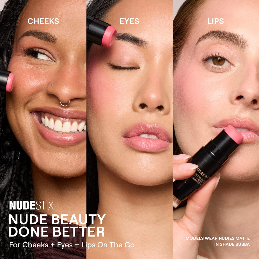 Nudestix Nudies Blush Stick envase reciclable apto para viaje
