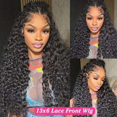 NUEAHWO 13x6 lace front wig enables seamless parting and breathability.