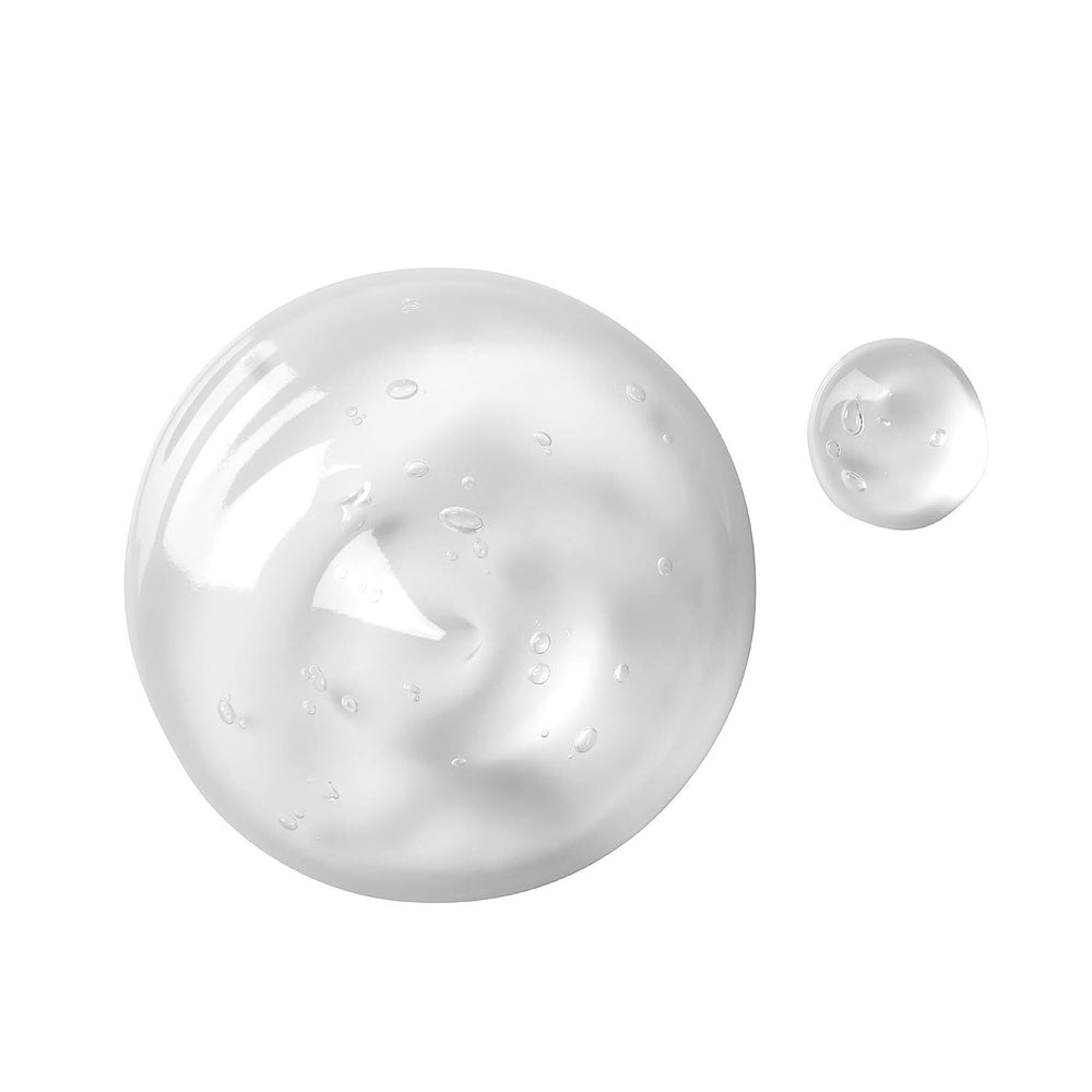 NuFACE Aqua Gel Activator applied along cheeks for lifting support.