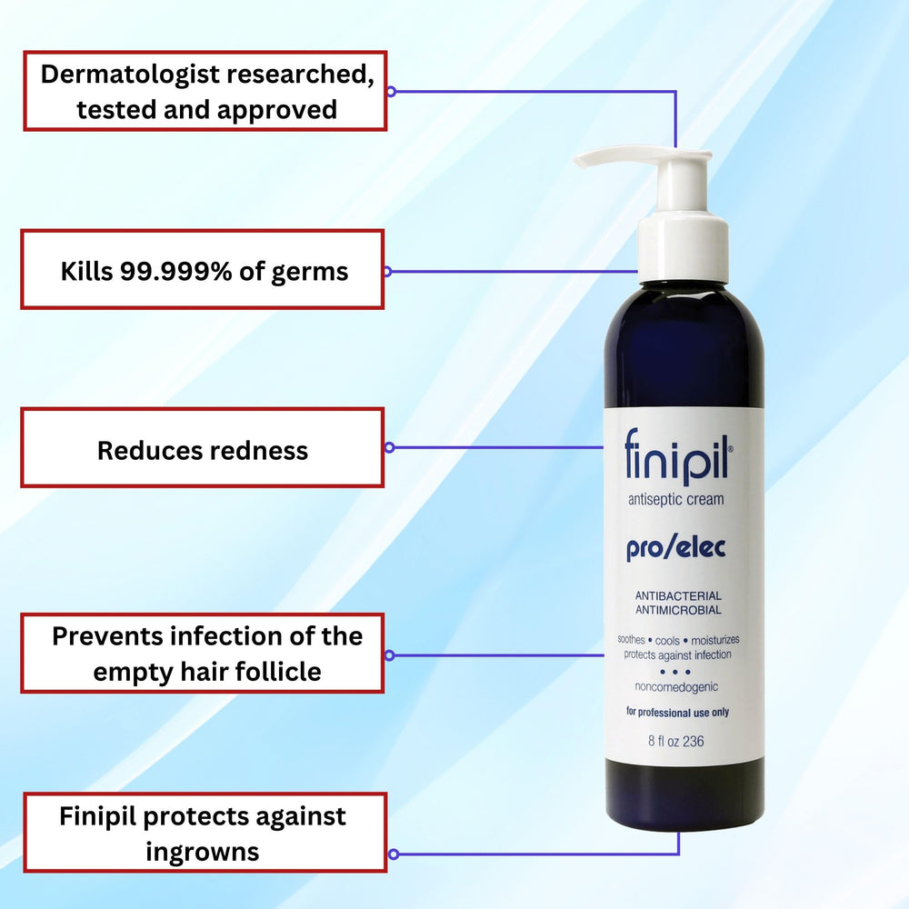 Nufree Finipil Pro close-up bottle showing easy pump dispensing.