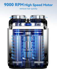 Nugxica IPX7 waterproof mini razor for wet or dry use.