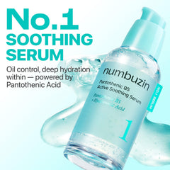 Numbuzin No1 Serum, aplicacion-rapida: uso diario sin sensación grasa.