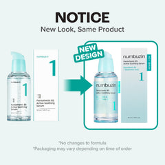 Numbuzin No1 Serum, textura-ligera: absorción rápida para piel fresca.