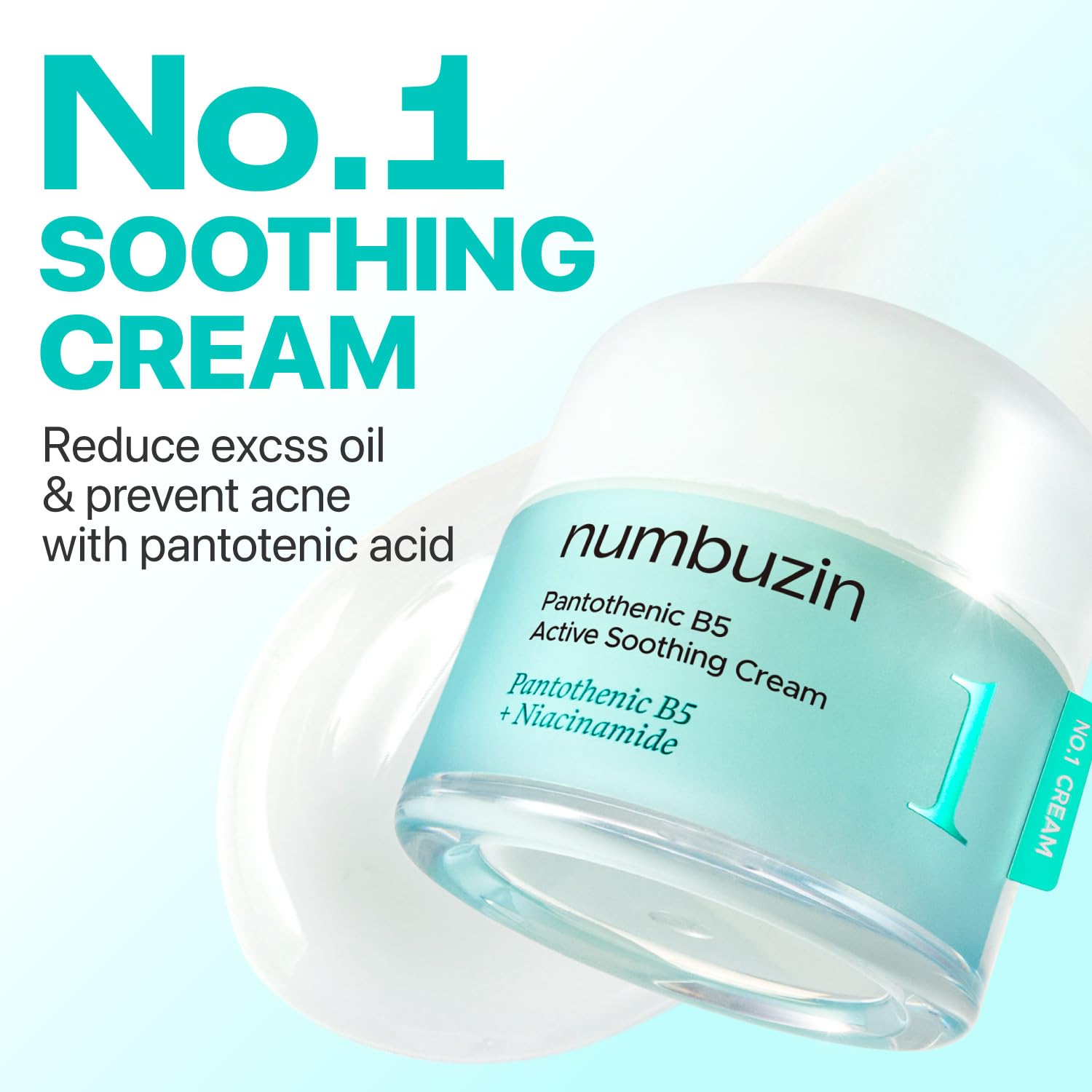 textura suave de la crema numbuzin No.1 para piel sensible