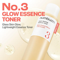 Numbuzin No.3 close-up of fermented essence pour supports skin clarity.