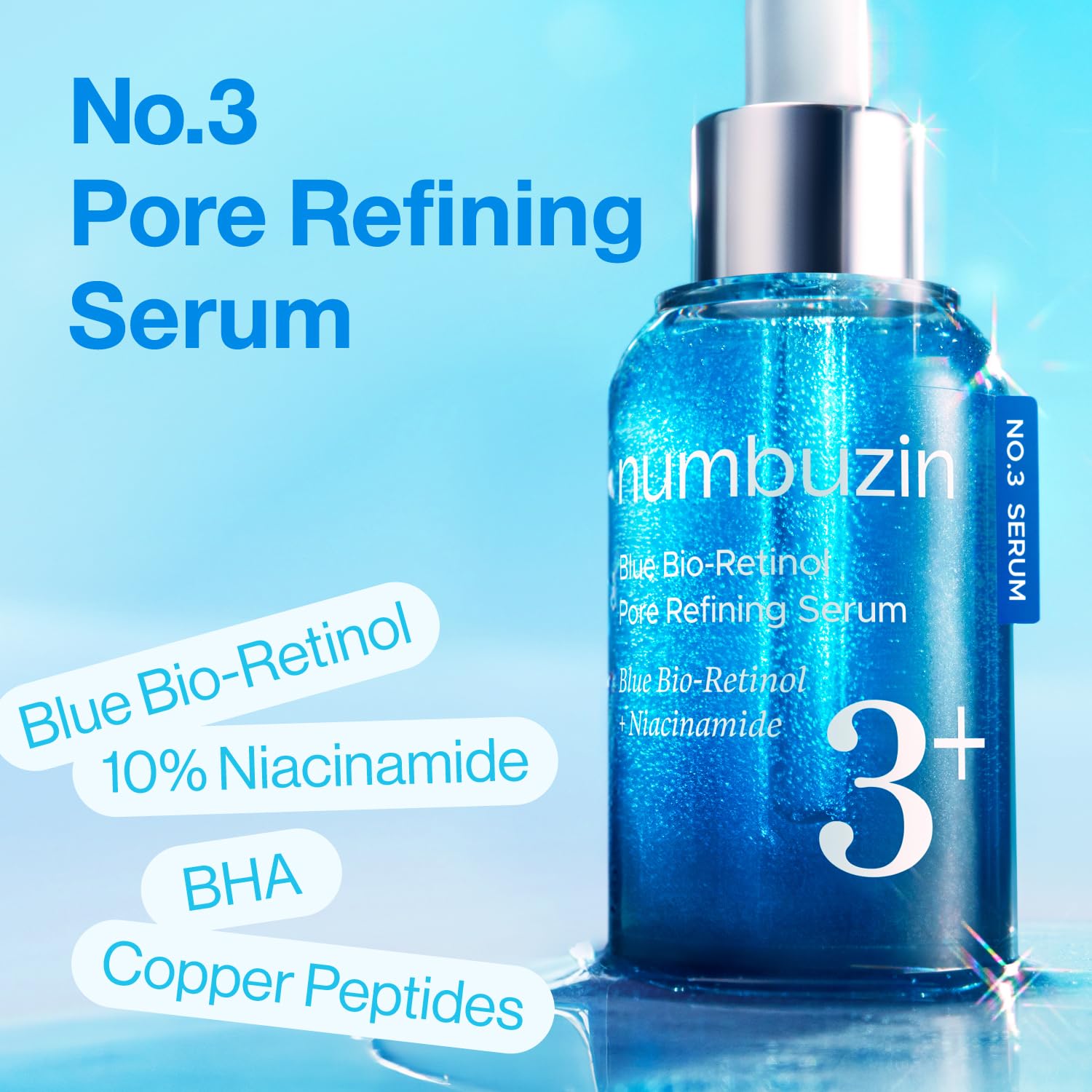 Aplicador gotero numbuzin No.3 Serum dosificación precisa