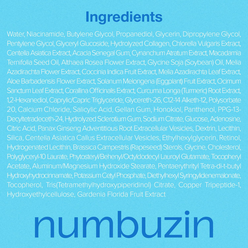 Envase cómodo para viajar con numbuzin No.3 Serum
