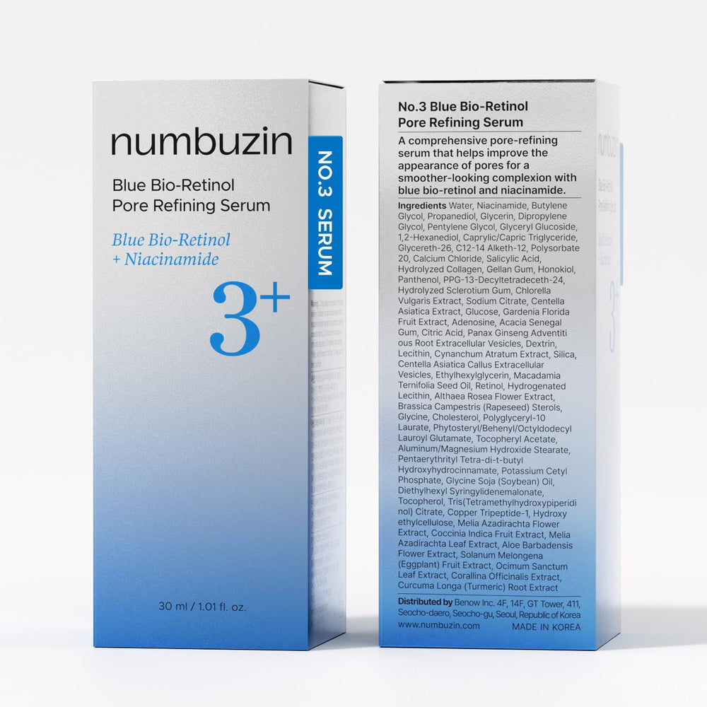 Rutina diaria de día y noche con numbuzin No.3 Serum