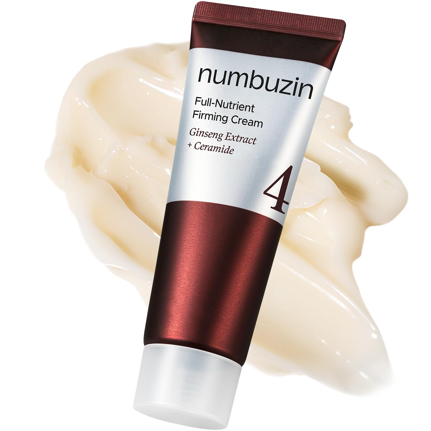 Numbuzin No.4 Crema: botella elegante para hidratación diaria.