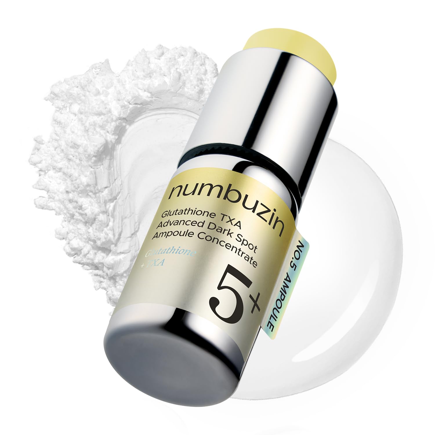 Numbuzin No.5 Glutatión TXA: ampolla brillo para tono más uniforme.