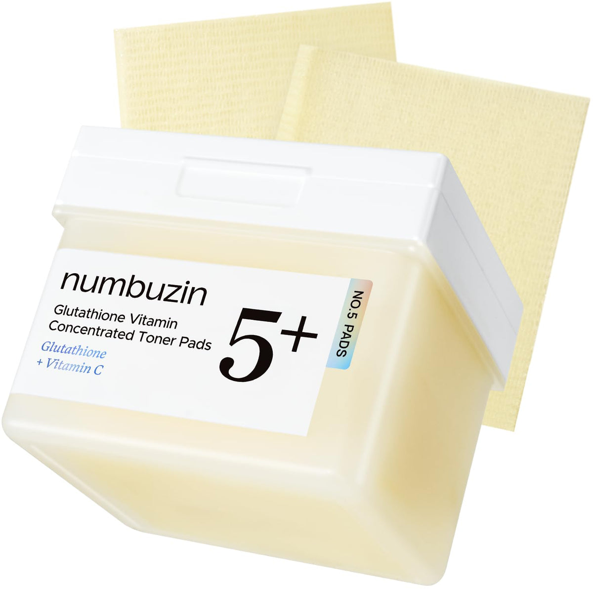 Numbuzin No.5 paño facial doble textura para acabado suave tras la limpieza