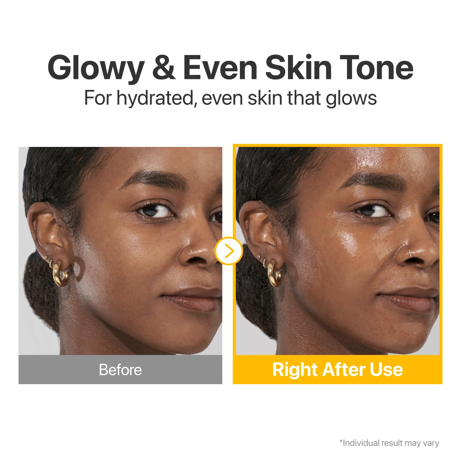 Numbuzin No.5 serum application on the face demonstrates easy daily layering