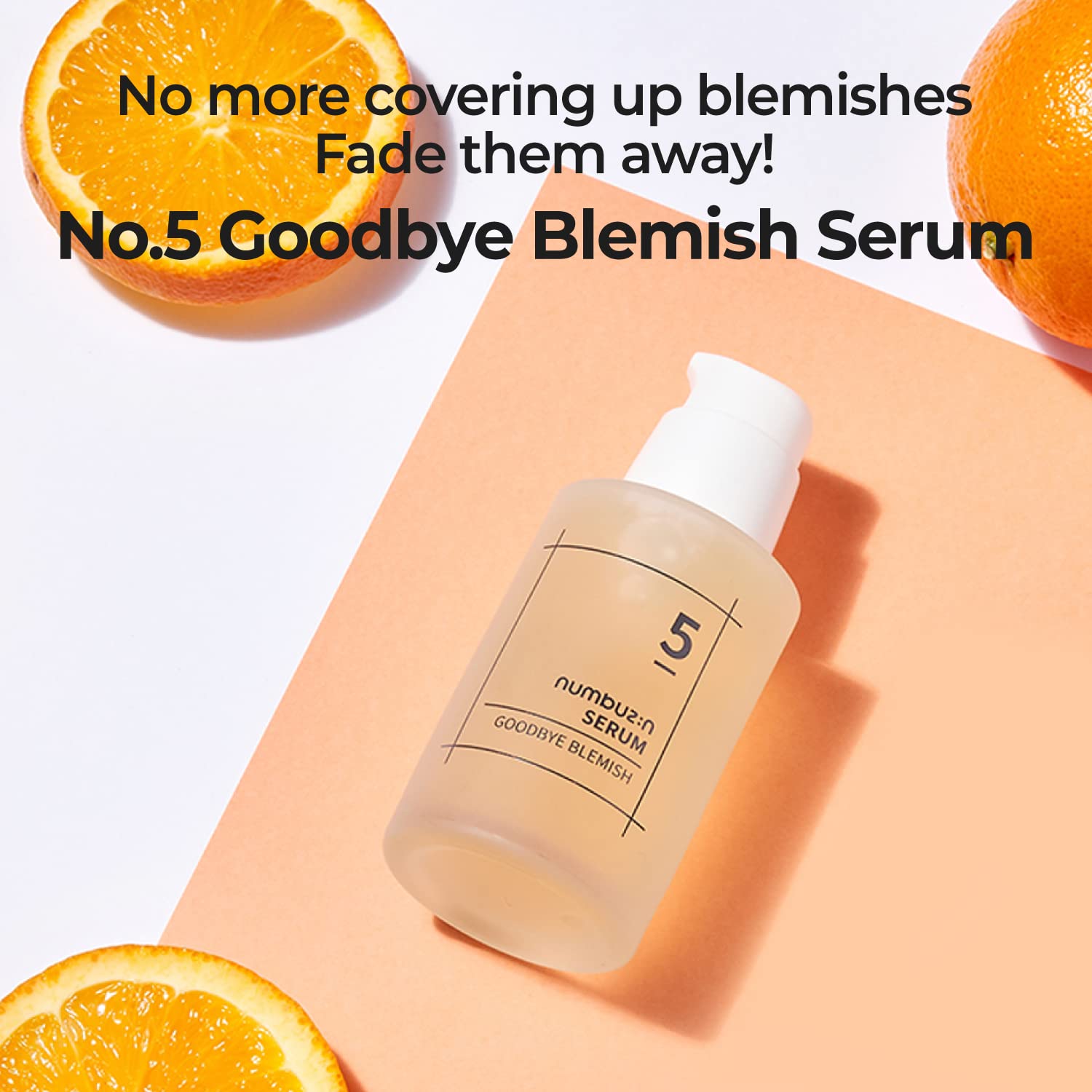 Numbuzin No.5 Serum: ingredientes clave, vitamina C y niacinamida.