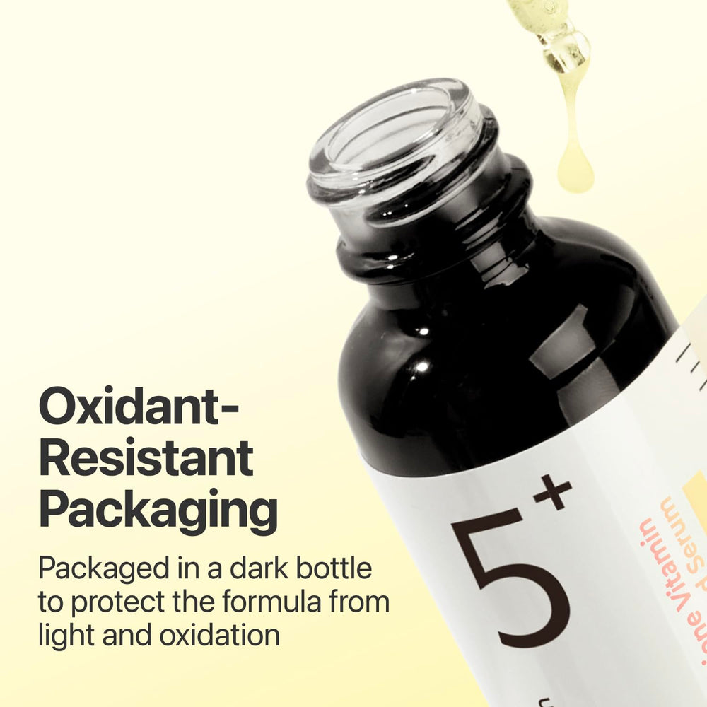 Numbuzin No.5 serum packaging-shot emphasizes clean, alcohol-free formula