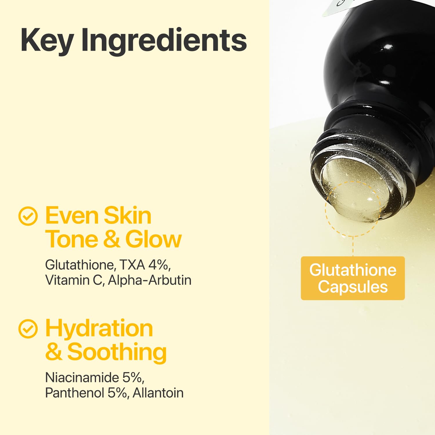 Numbuzin No.5 serum quick-absorption ensures a breathable feel