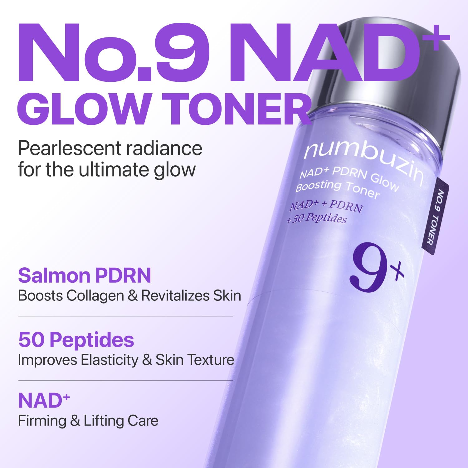 numbuzin No.9 complejo NAD+ PDRN fortalece firmeza y suavidad de la piel