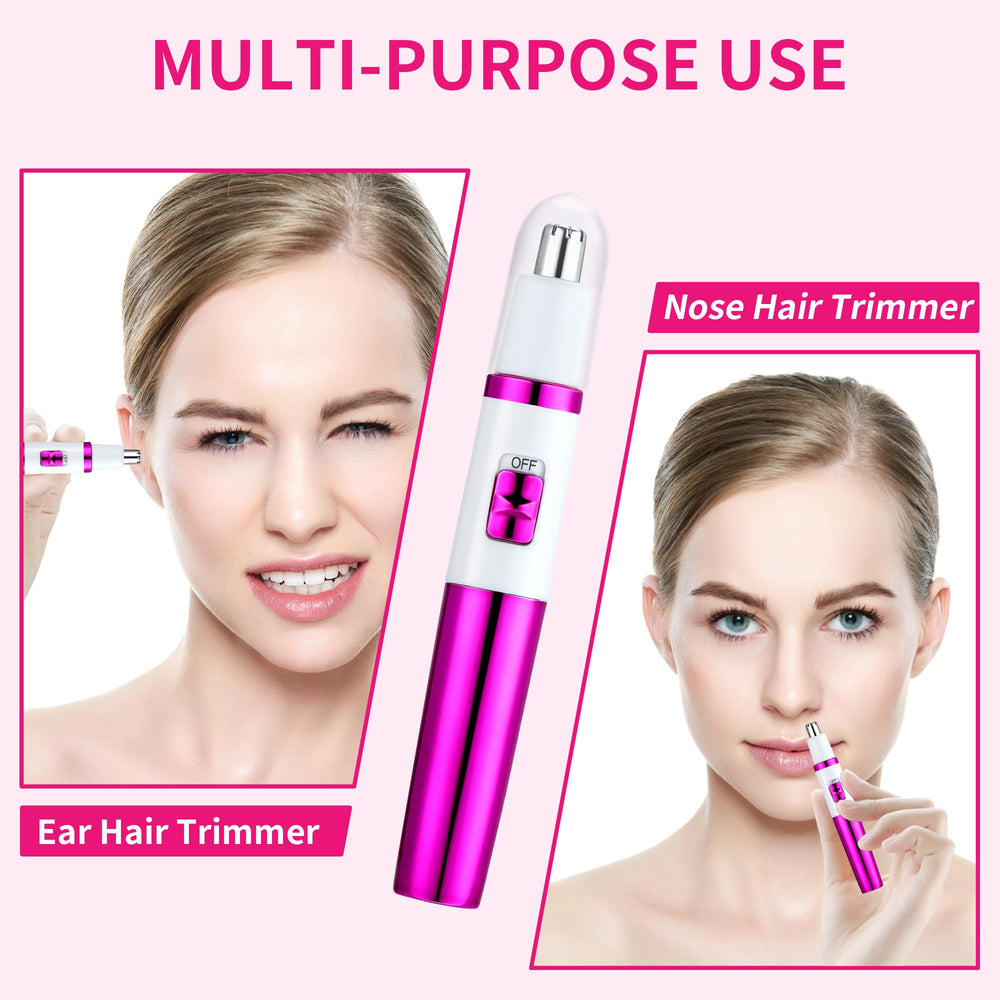 NUMIFUN nose hair trimmer, side view, precise trimming in delicate areas
