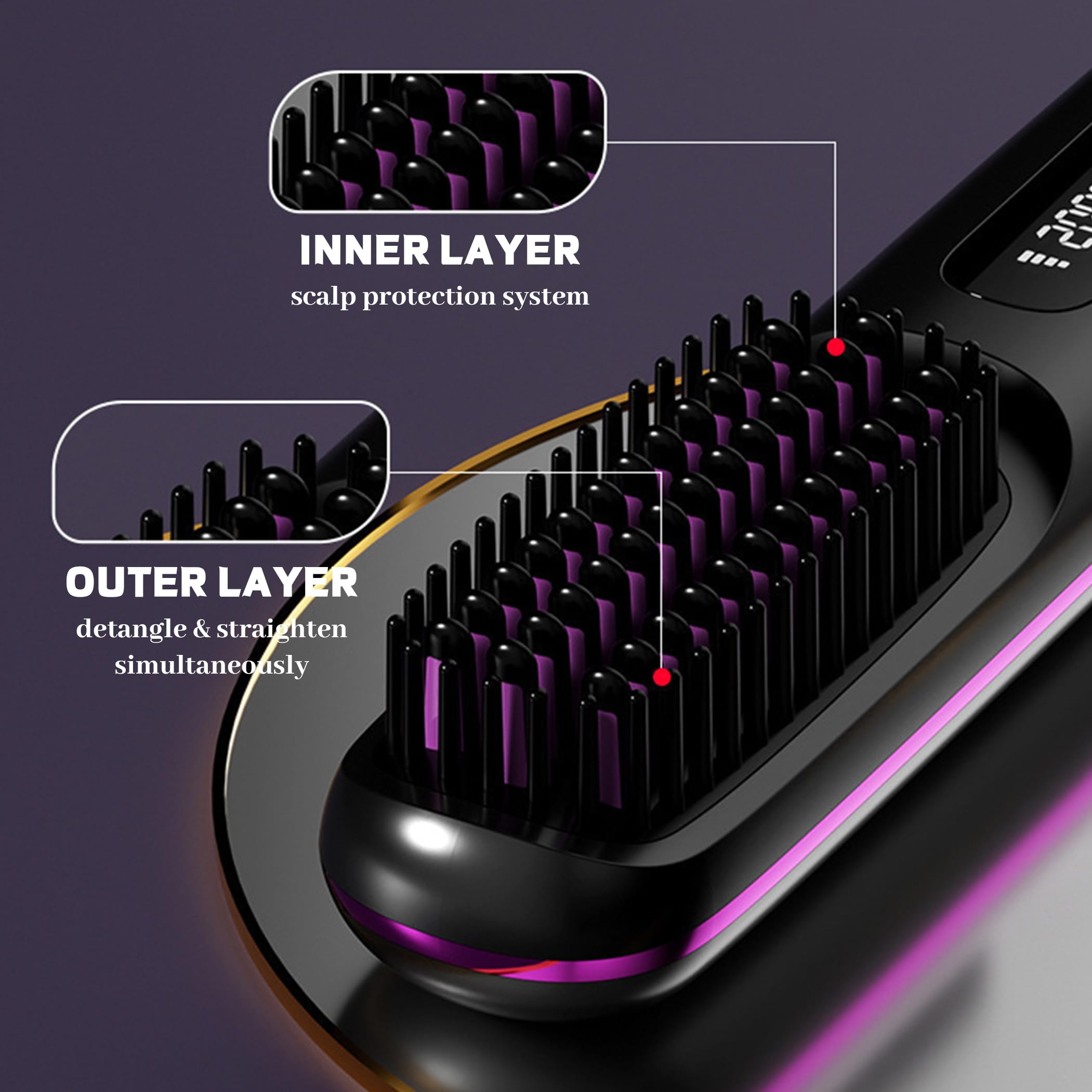 NUMOYA Go Brush Pro 2026 60-second heat for fast morning styling.