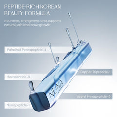 NUNA serum bottle back label with ingredients and details