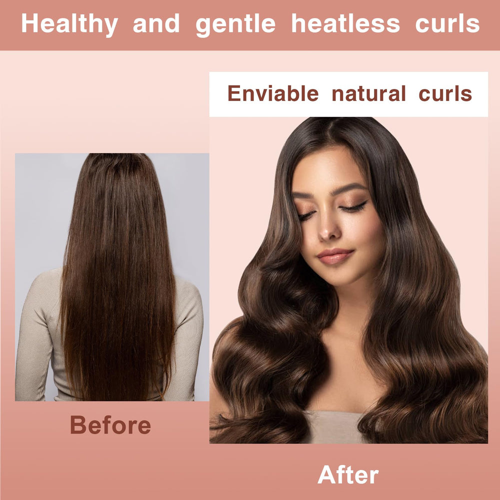 NUNFLUE velvet-wrapped curlers offering a comfortable sleep styling experience.