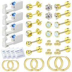 Nunpag kit oreja 26 piezas facilita un piercing limpio y seguro.