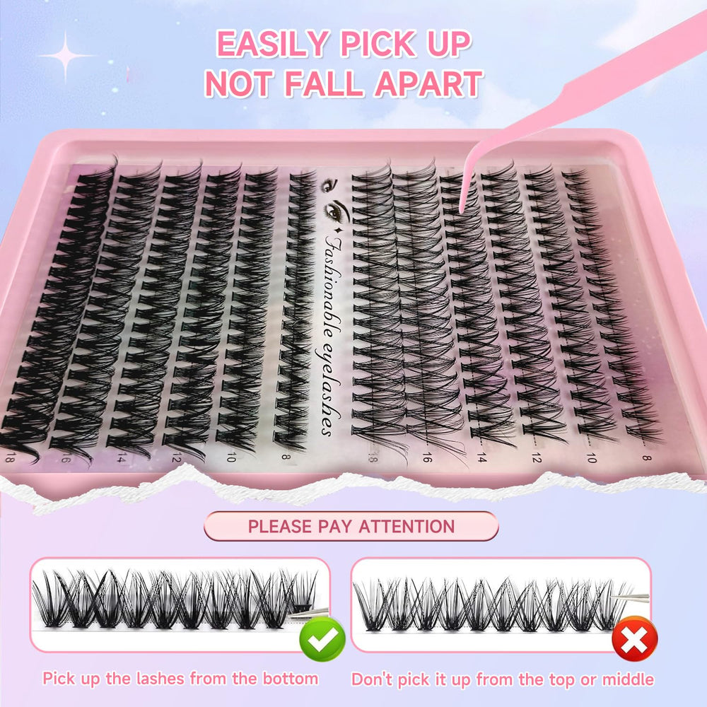 Nuonuole DIY eyelash application guide for simple, professional results at home.