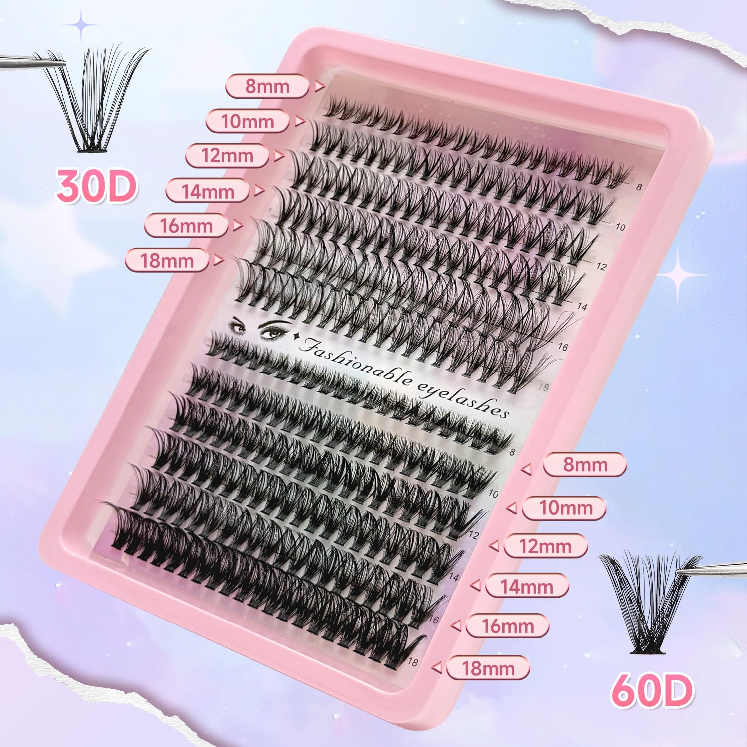 Nuonuole professional lash brand packaging communicates quality and value.