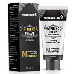 Nupharmco Crema Adormecedora 60ml: bote visible, alivio localizado y uso cómodo.