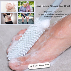Nurlypop cepillo exfoliante para pies en la ducha, piel suave