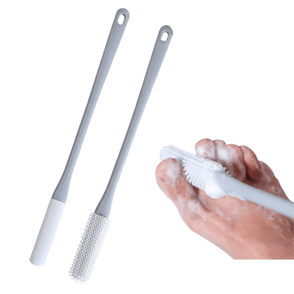Nurlypop cepillo dedos pie, limpieza en la ducha para higiene diaria