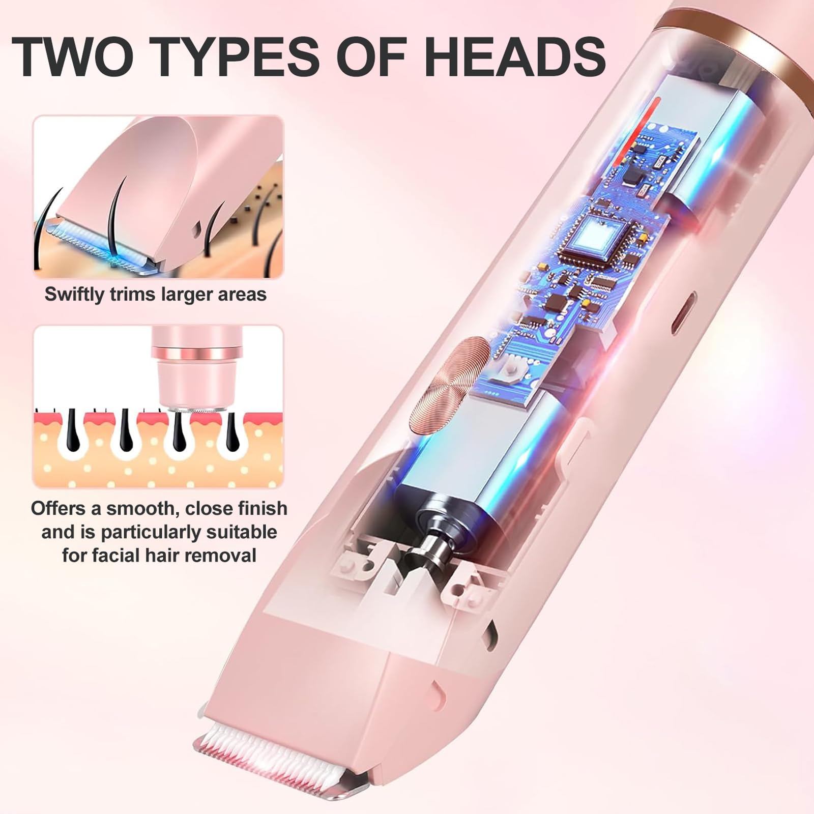 Nursetek shaver for legs and arms delivers quick, close finish.