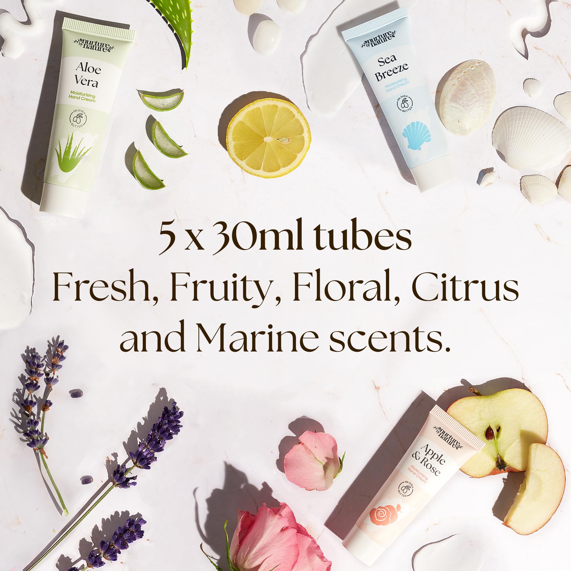 Cremas de manos Aloe Vera de Nurture by Nature Botanicals, textura ligera y rápida absorción