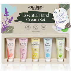 Conjunto de cremas de manos Nurture by Nature Botanicals para regalo de 5 piezas y cuidado diario