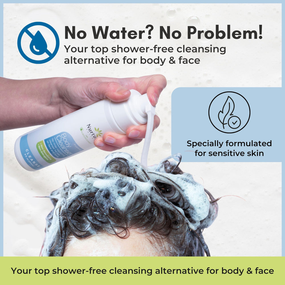 Nurture Valley aloe vera foam demonstrating gentle cleansing