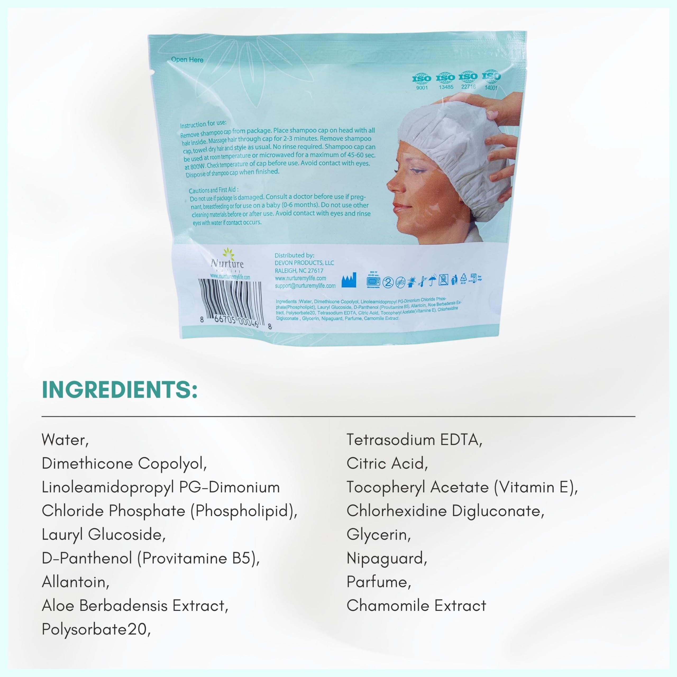 Nurture Valley latex-free cap safe for users with allergies