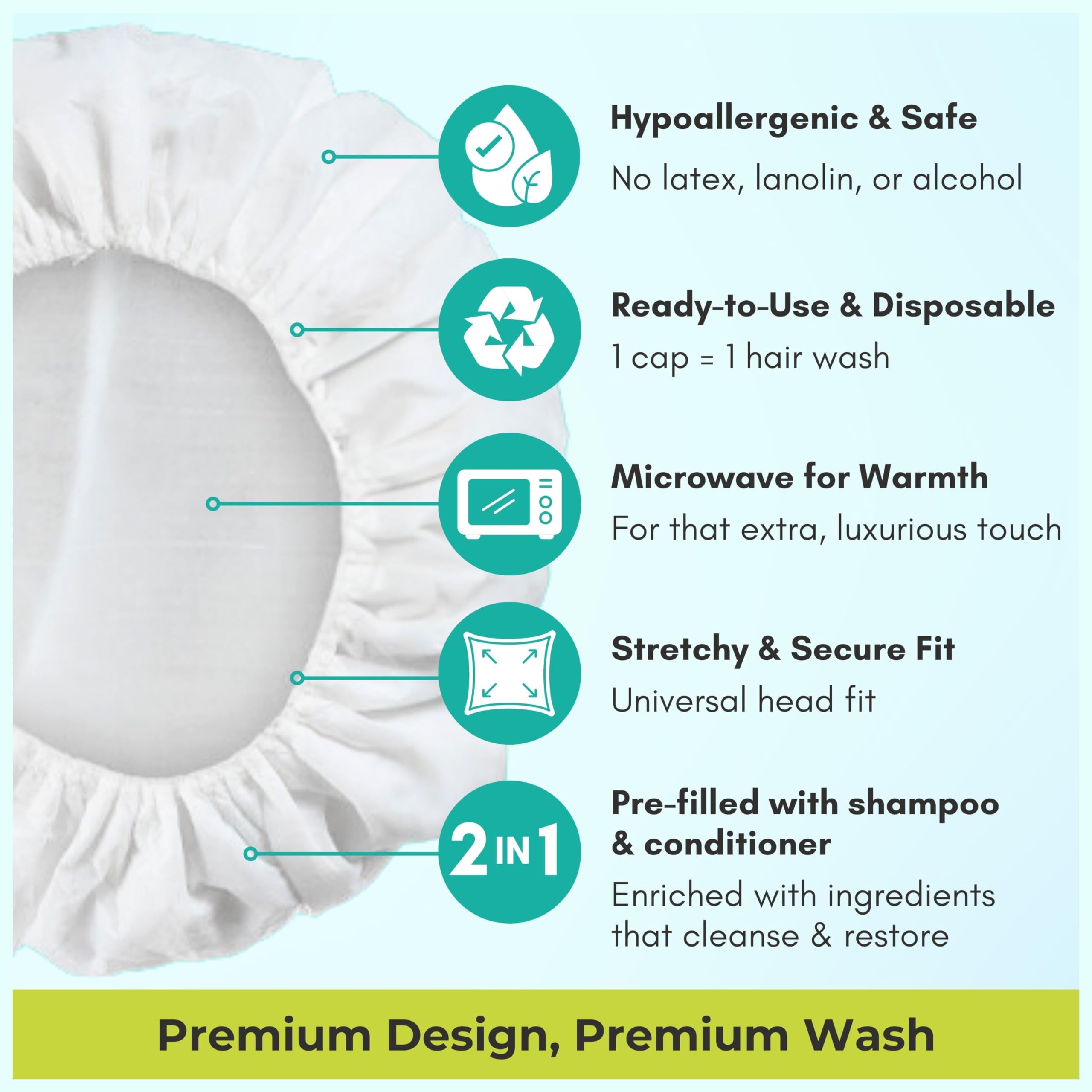 Nurture Valley senior care cap designed for elderly and bedridden users