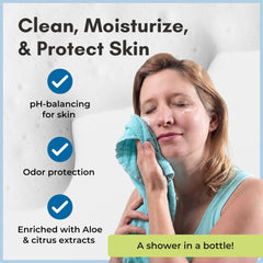 Nurture Valley travel pack no-rinse cleanser ready for trips