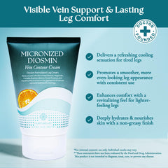Nurturelief vein contour cream bottle ready for daily leg care