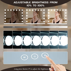 NUSVAN mirror demonstrates 3 color lighting modes for different times