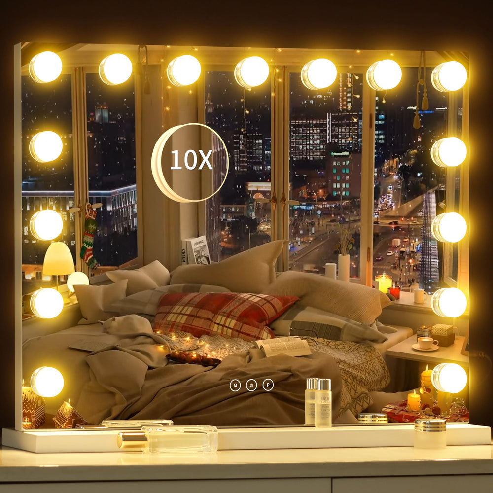 NUSVAN vanity mirror white finish suited to any decor