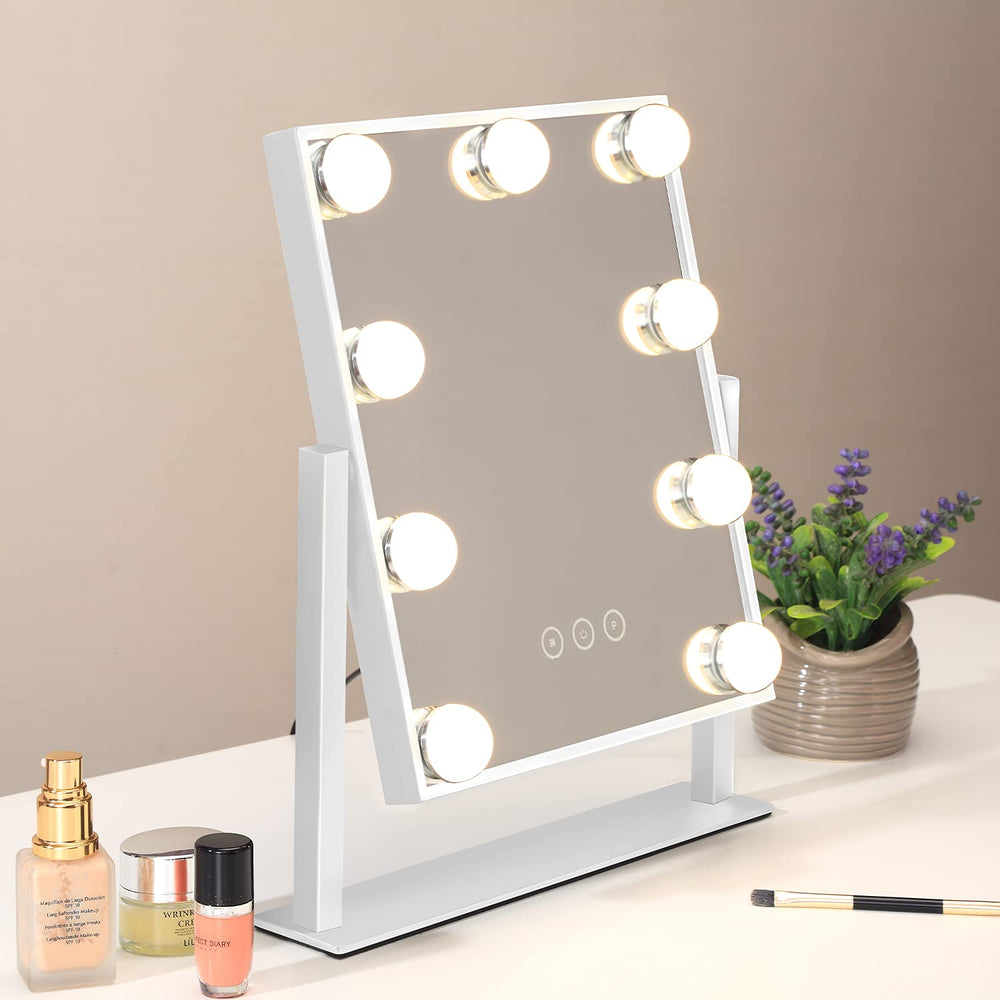 NUSVAN vanity mirror with lights in home or salon use