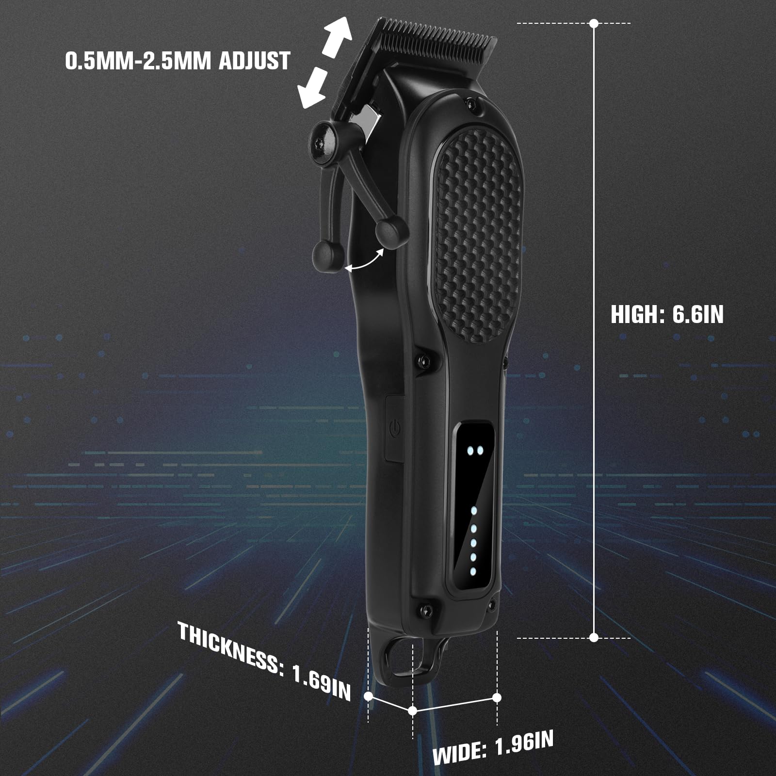 Nutcore powerful electromagnetic motor delivers smooth trimming with minimal heat