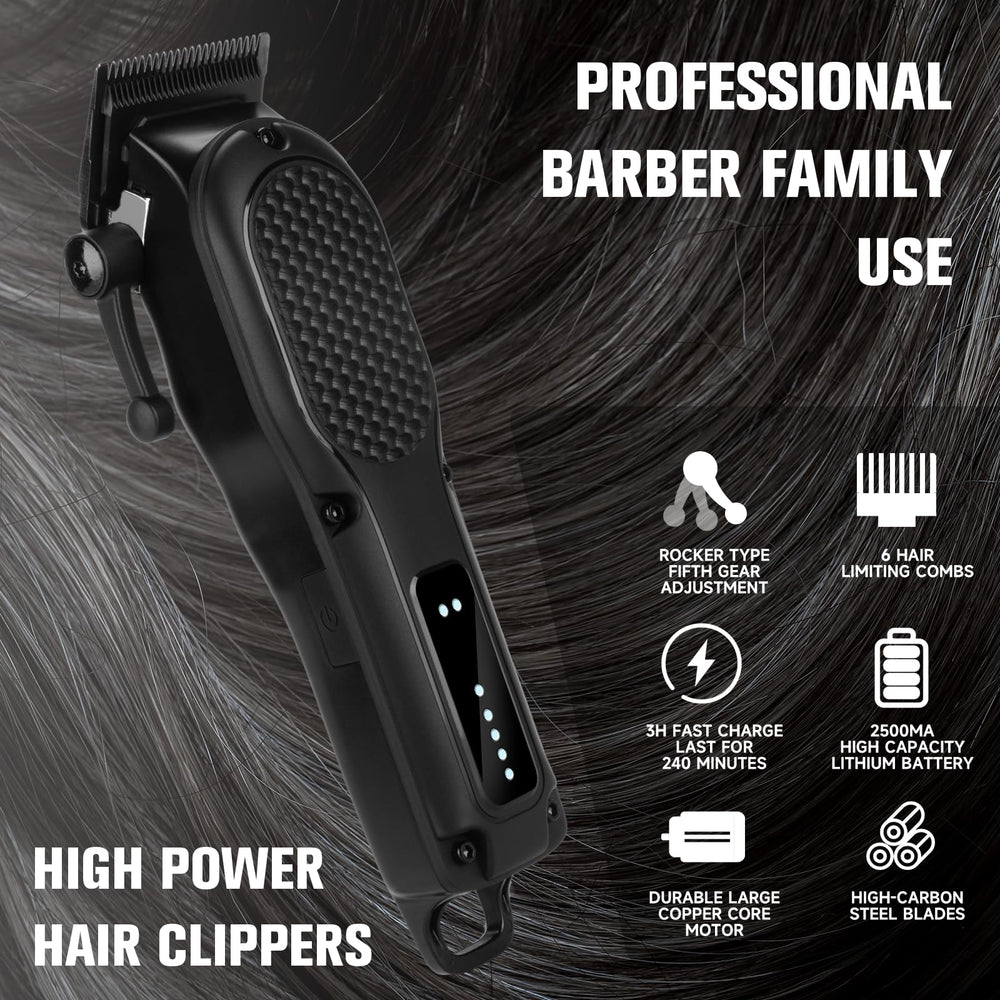 Nutcore six guide combs offer versatile length options for clean fades