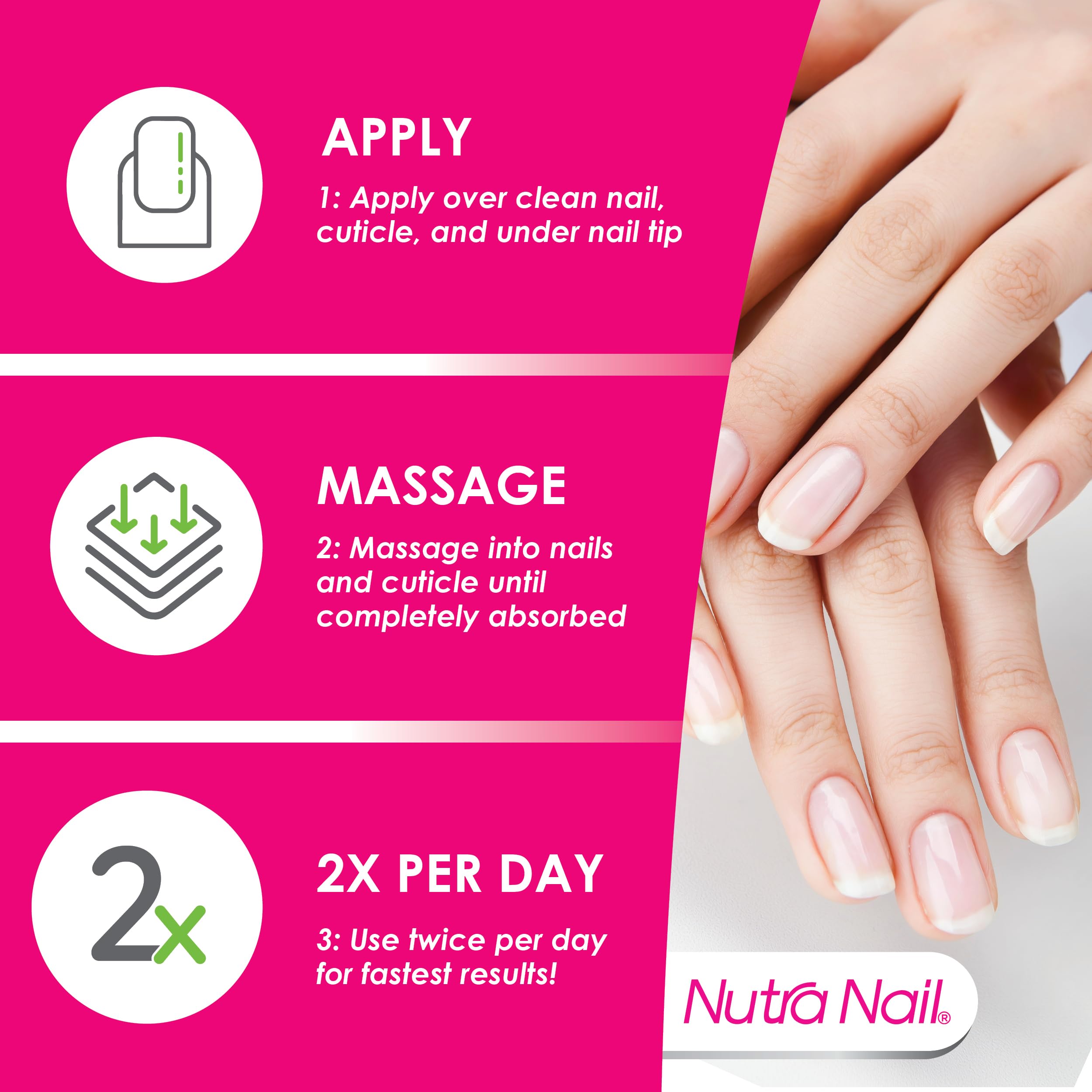 Nutra Nail: base para uñas sin color para acabado limpio.