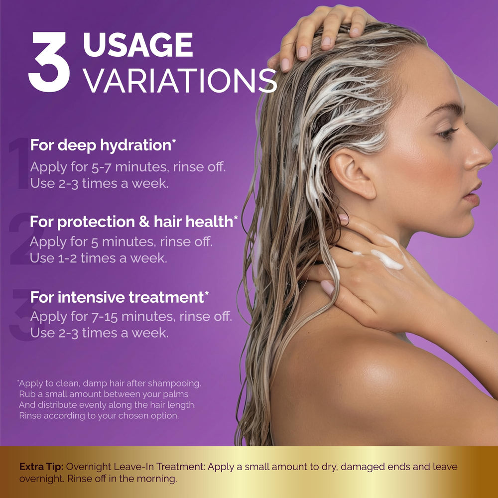 NutraHarmony control del frizz en cabello en climas húmedos.
