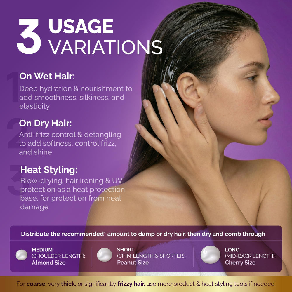 NUTRAHARMONY serum-base-de-peinado: base suave para peinados lisos y sin residuos.